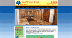 Desktop Screenshot of mcgregorhardwood.com